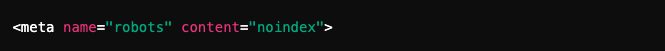 Has your Test Server been Indexed? Matrix Internet robots content: noindex