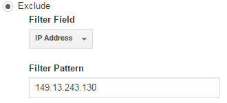 Exlcuding IP Address From Google Analytics Exlcuding IP Address From Google Analytics