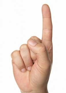 The Simple Guide to Twitter Matrix Internet pointing finger upwards