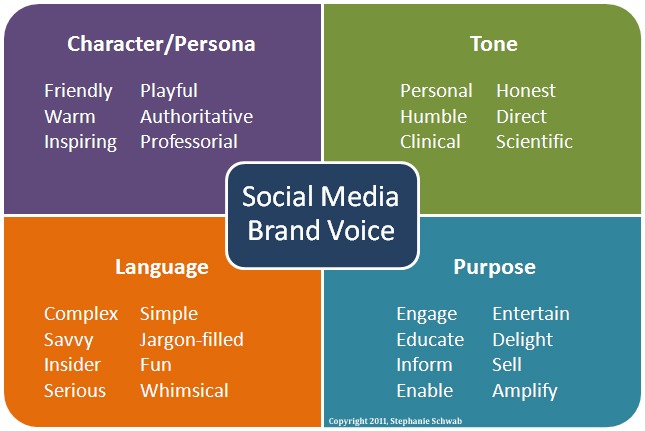 Social Media Brand Voice - Infographics