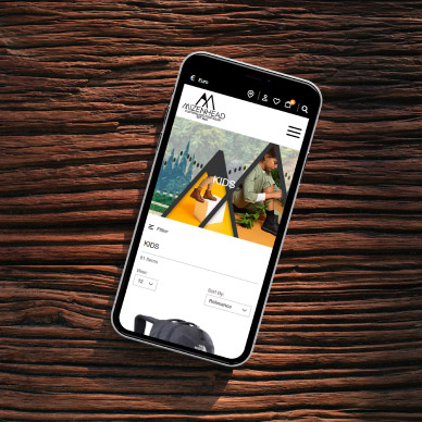 Mizenhead / Timberland Mobile Website