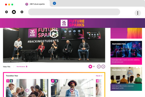 Website AIB Future Sparks