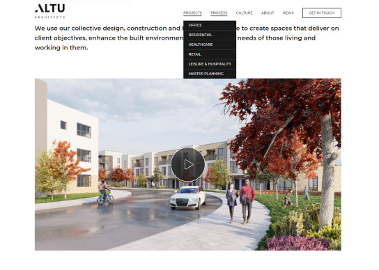 Website ALTU Architects