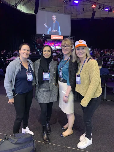 Does your website include a photo of you and your team? Matrix Internet Matrix Woman Team on Web Summit