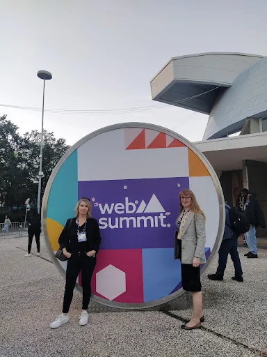 Matrix Woman Team on Web Summit