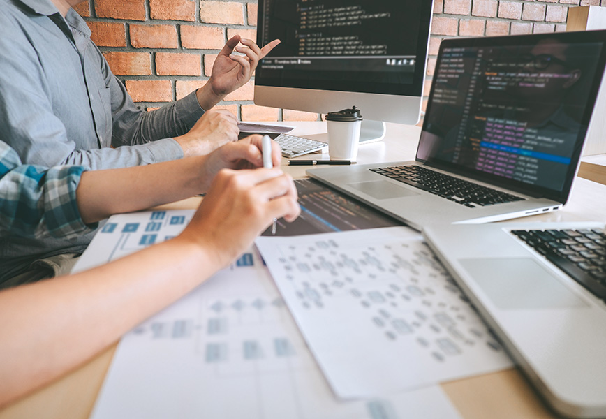 An insider's guide to writing the perfect web brief Matrix Internet Coding banner