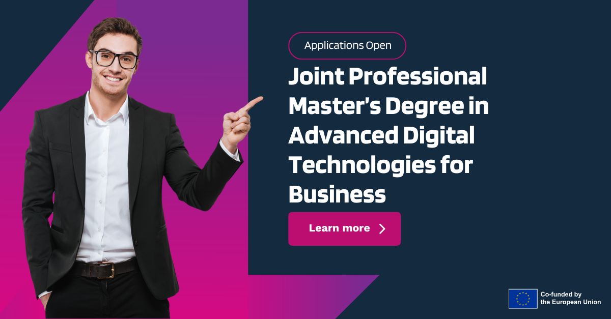Applications now open for Digital4Business – Europe’s most future-focused master’s