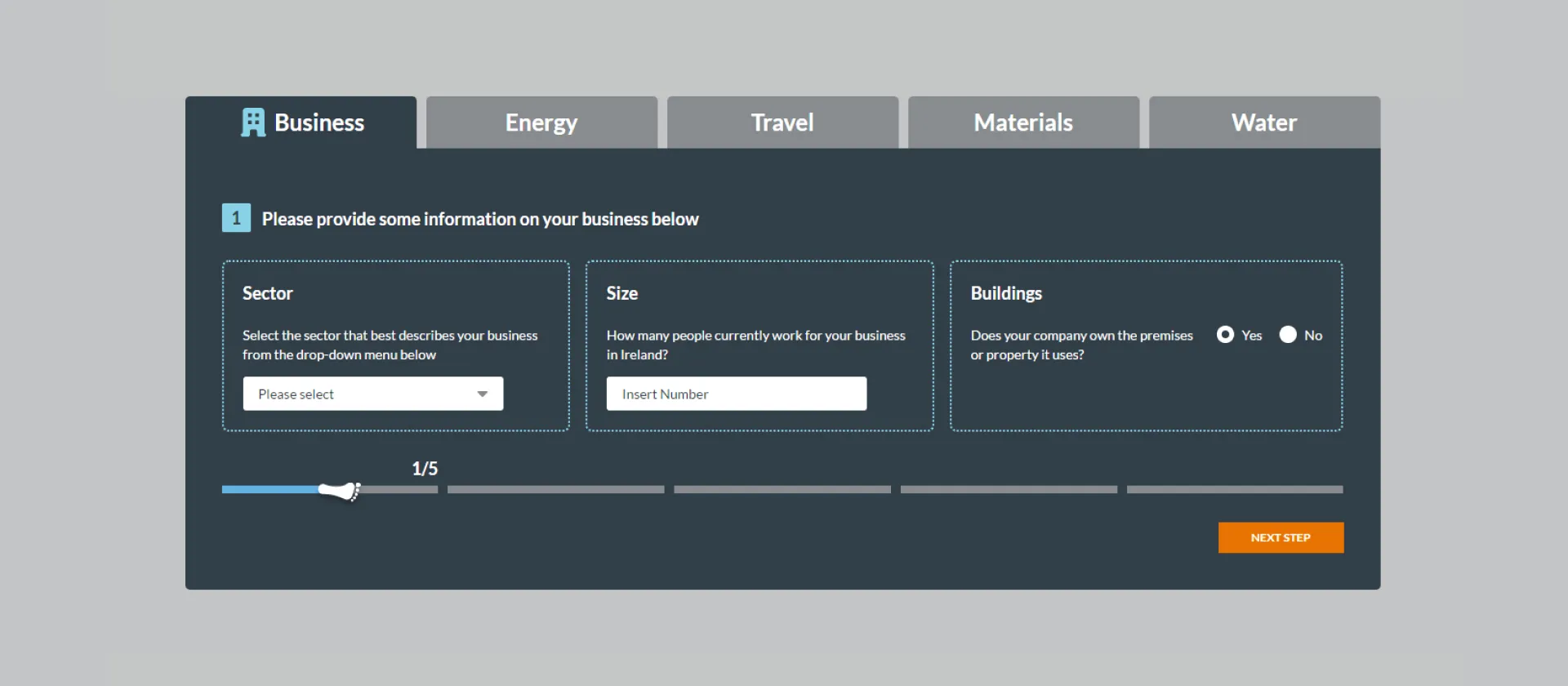 Image of the calculator - Climate Toolkit 4 Business