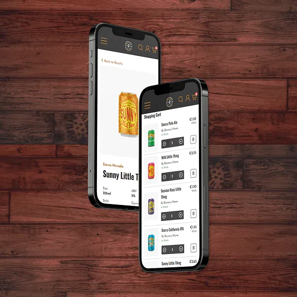 Craft Central Matrix Internet Image of Mobile Layout on two phones