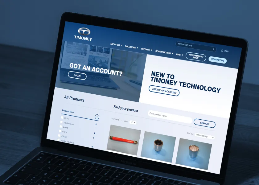 Create an account page