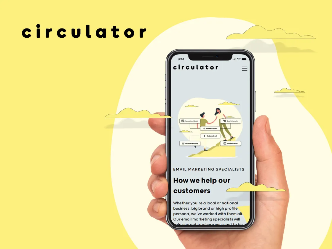 Circulator Matrix Internet Circulator website on mobile