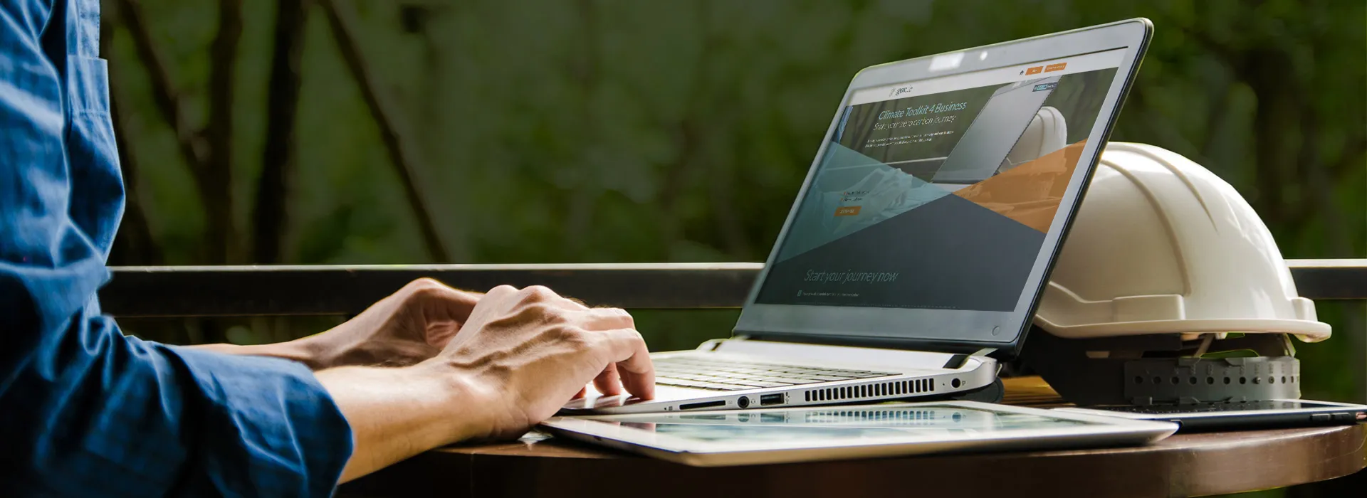 Banner - Climate Toolkit 4 Business desktop user