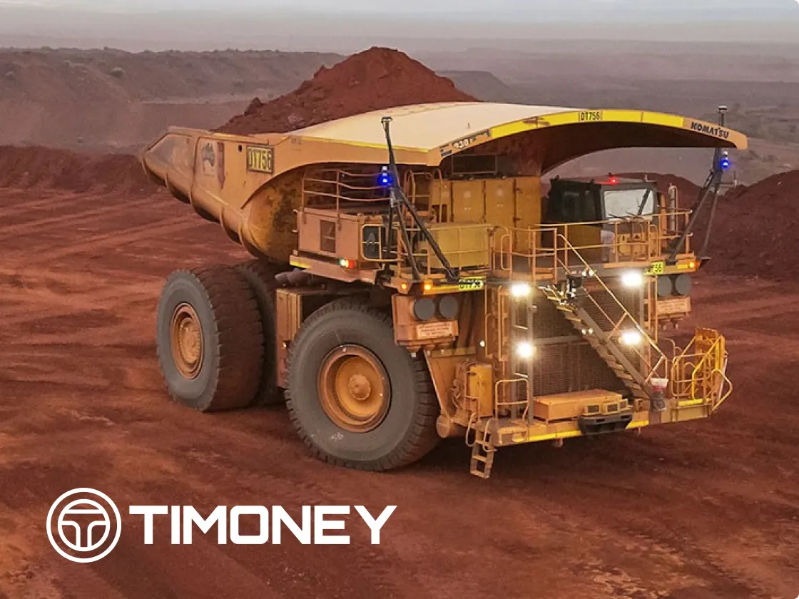 Timoney Group Matrix Internet A large Timoney dump truck