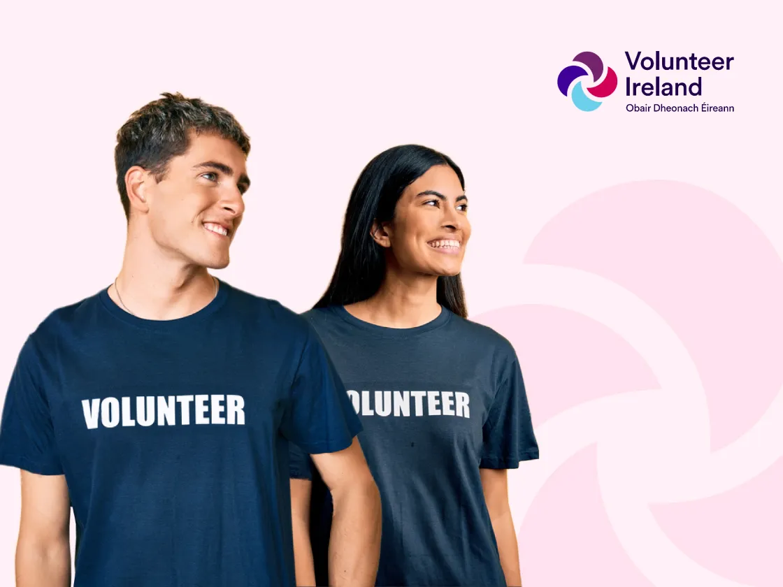 Volunteer Ireland Matrix Internet Two young volunteers smiling