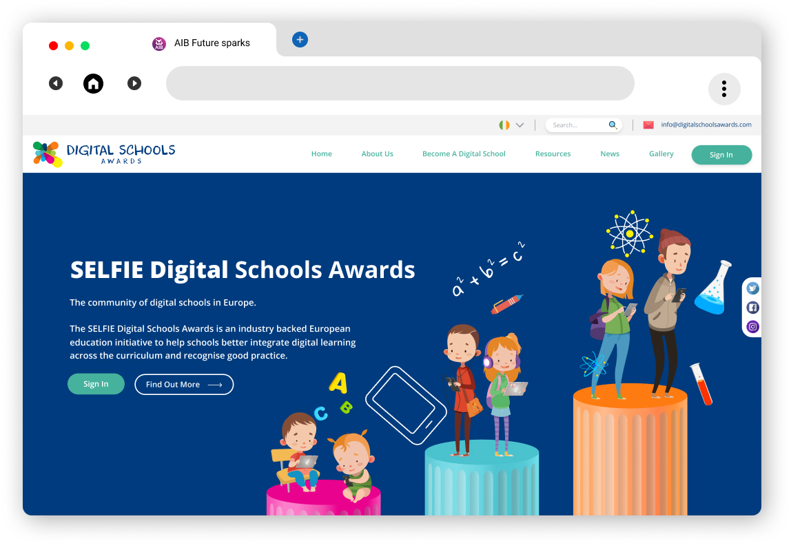 Awards 4 Selfie Browser layout