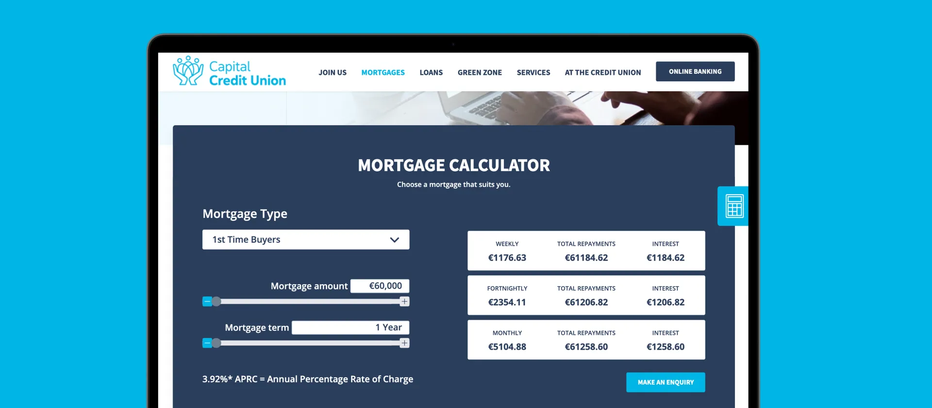 Mortgage calculator - Capital Credit Union