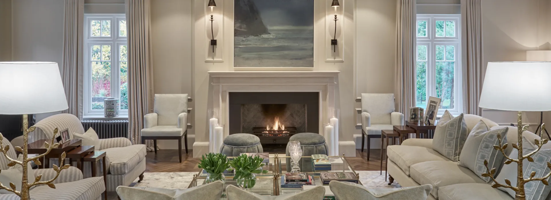 Living room of a house