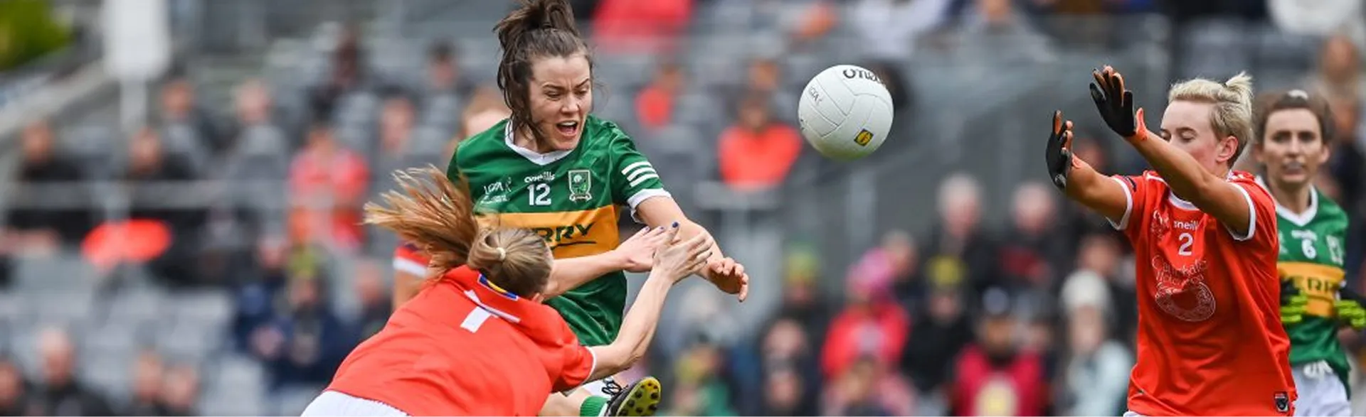A ladies gaelic football match