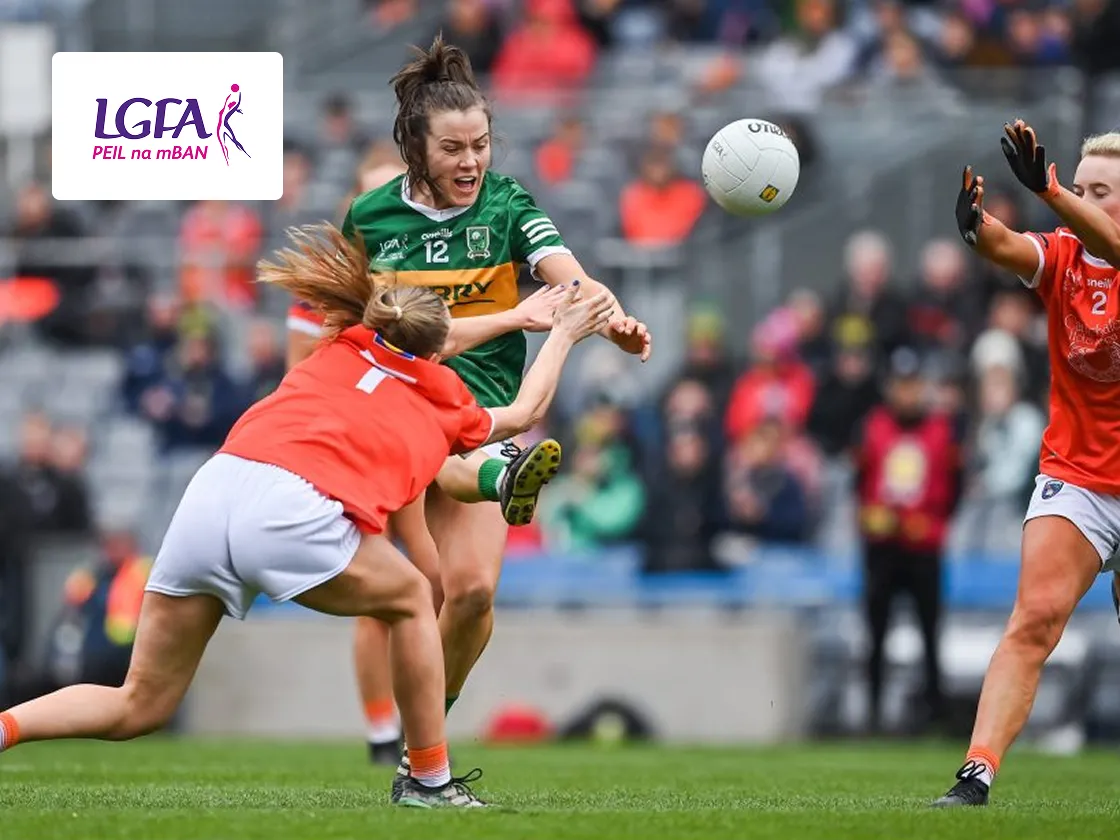 Ladies Gaelic Football Association Matrix Internet Two ladies Gaelic football teams face off in a match