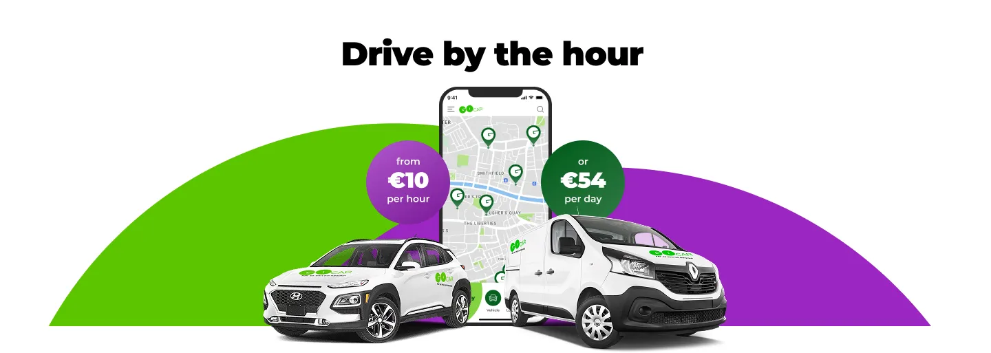 GoCar prices range from 10 euros per hour or 54 euros per day