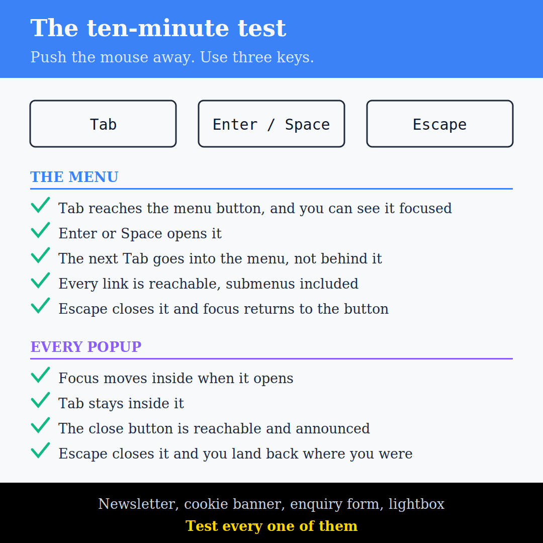 Keyboard test